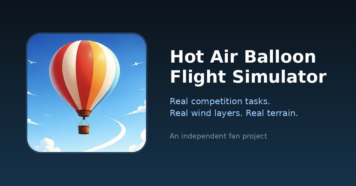 Hot Air Balloon Flight Simulator サポーター版